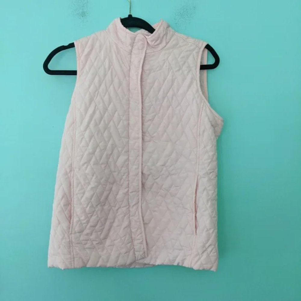 Croft and Barrow Pink Quilted Vest XS